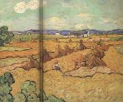 Vincent Van Gogh Wheat Stacks with Reaper (nn04) oil painting picture wholesale